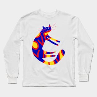 LOVE the eccentric cat Long Sleeve T-Shirt